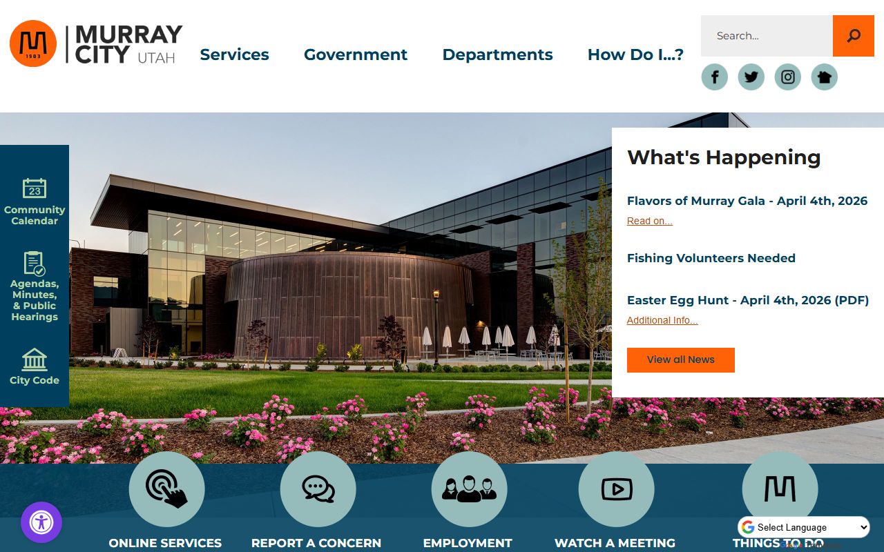 Murray city portal for police and bench warrant resources