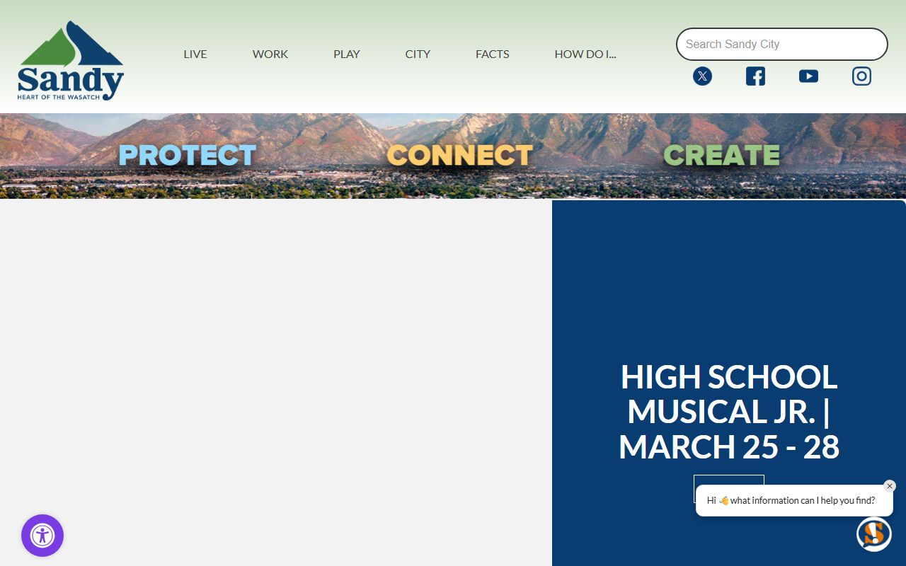 Sandy city portal with bench warrant and court resources