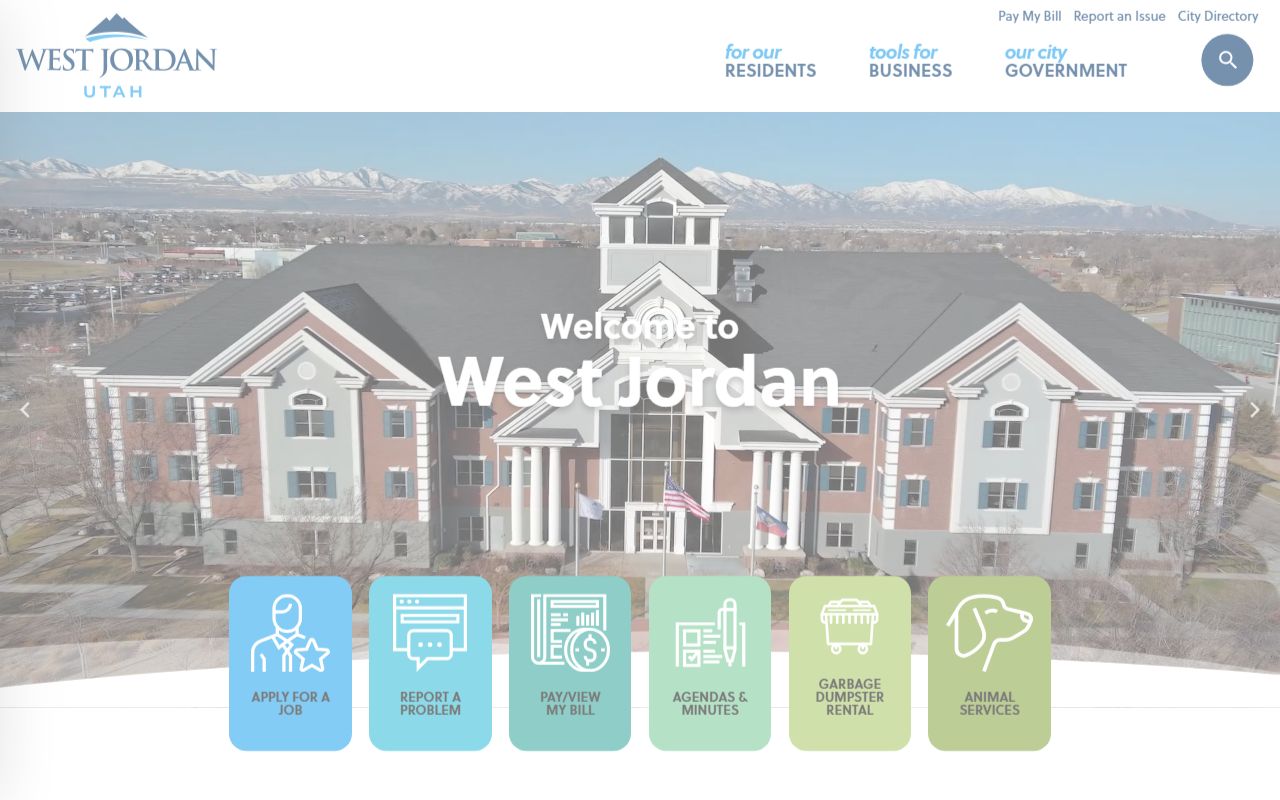 West Jordan city portal for bench warrants