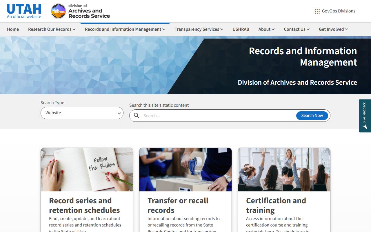 Utah GRAMA forms for bench warrants records requests