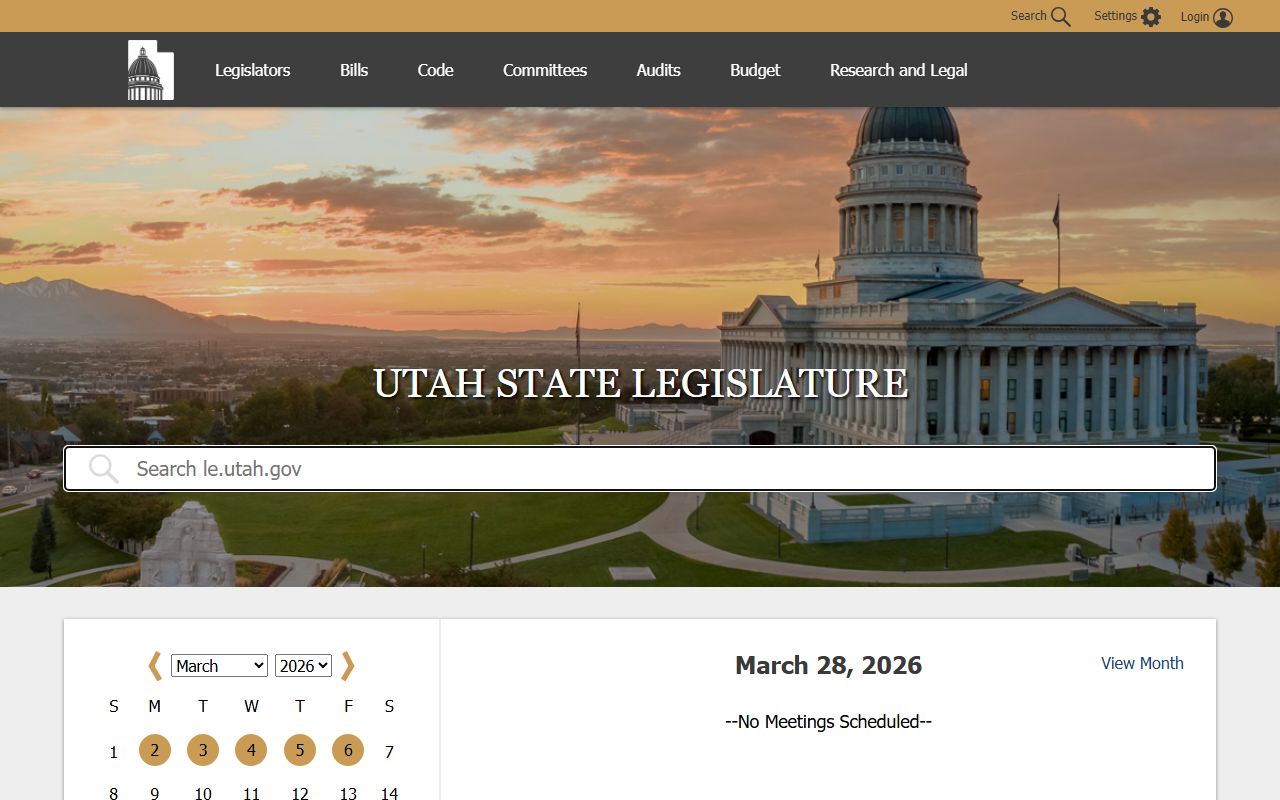 Utah Legislature bench warrants and warrant reform statutes